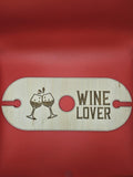 Custom Wooden Wine Caddy – Basswood or Walnut, Holds Two or Four Glasses