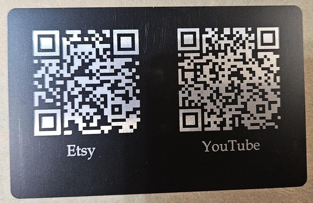 Custom Laser Engraved Aluminum Business Cards – Professional Metal Cards