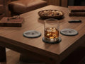 Laser Engraved American Flag Coaster – Battlefield Cross, Veteran Gift