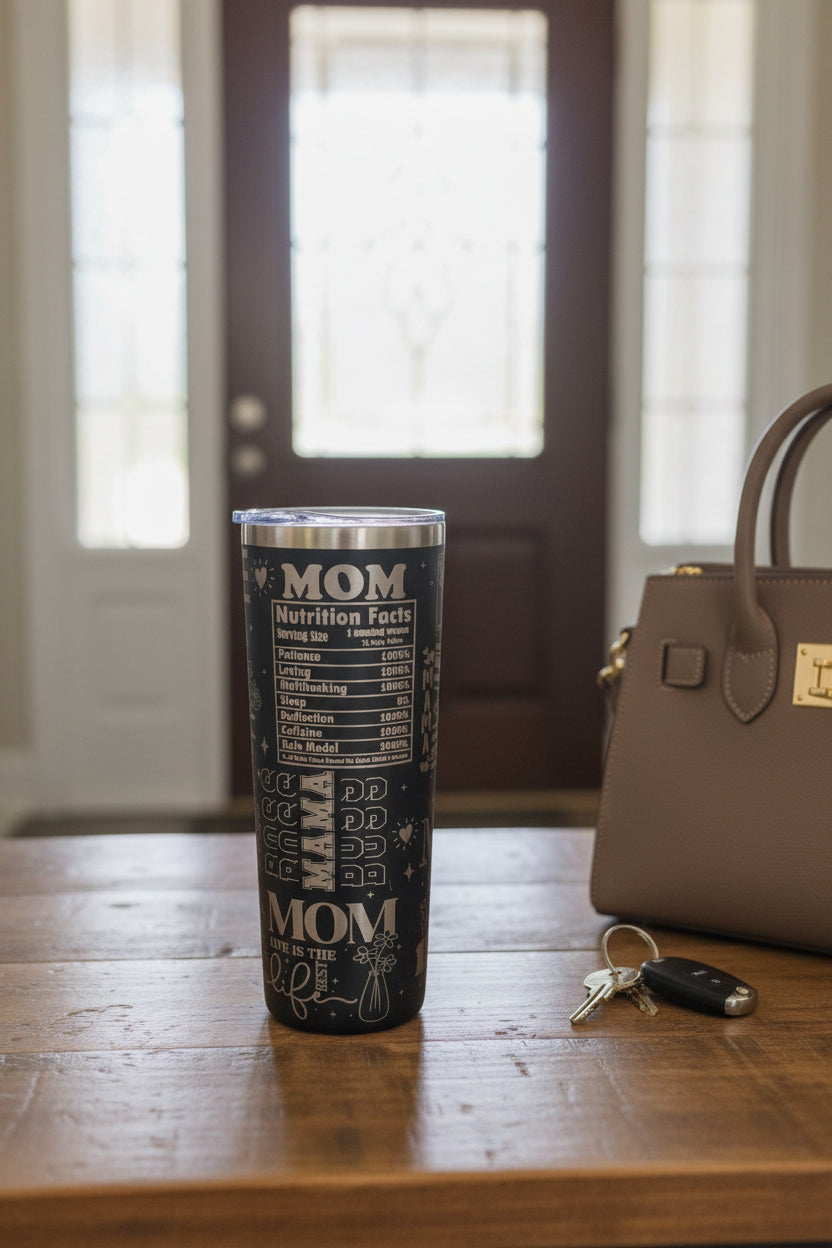 20oz Skinny Tumbler – Patriotic, Golf, Dad, Mom, Motivational, Zodiac Designs