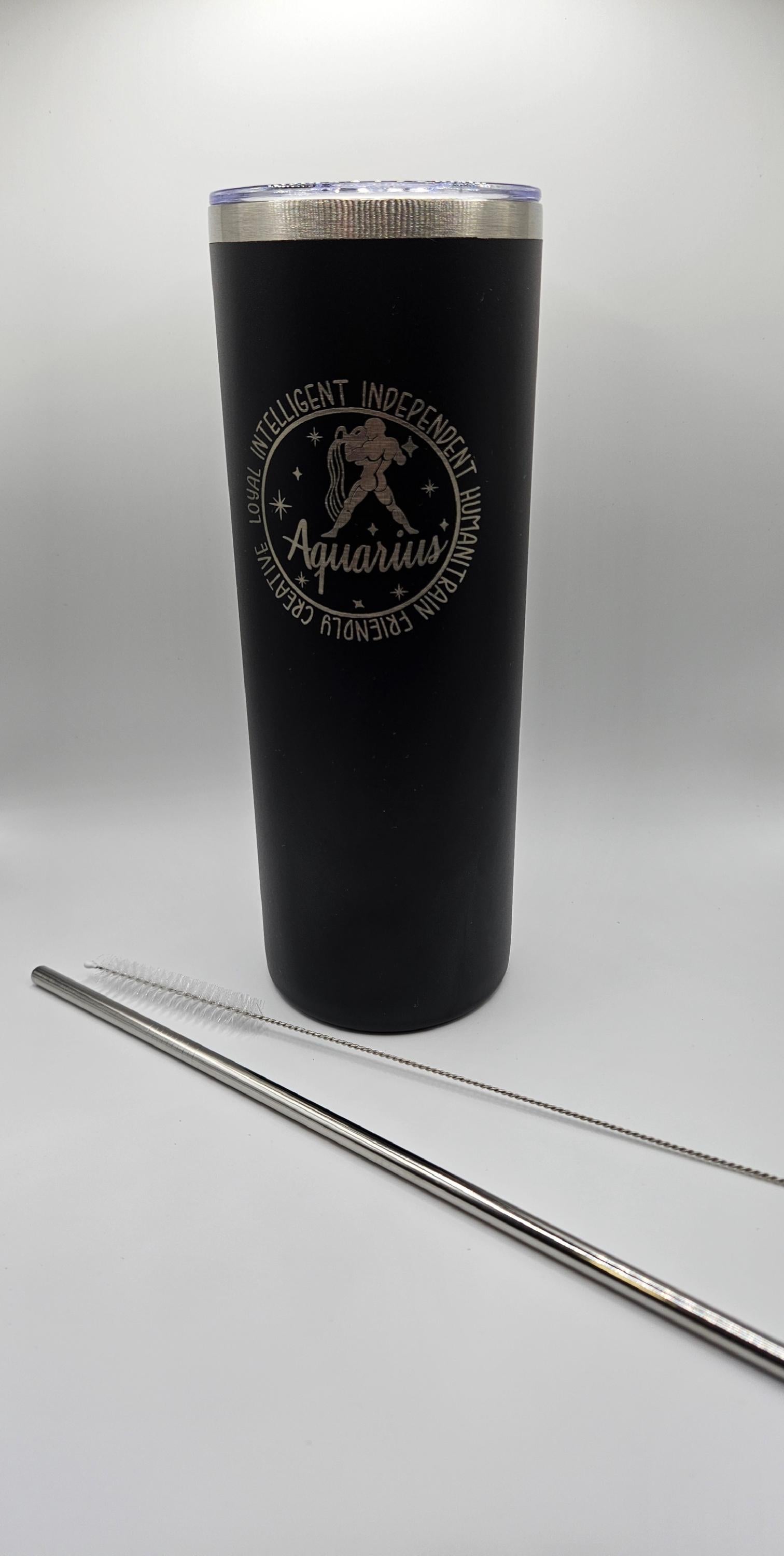 20oz Skinny Tumbler – Patriotic, Golf, Dad, Mom, Motivational, Zodiac Designs