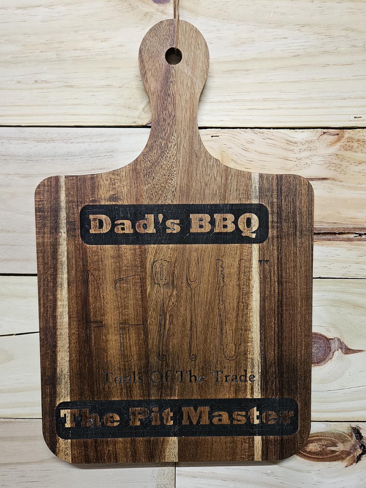 Personalized & Custom Cutting Board – Laser Engraved Grill Master BBQ Board