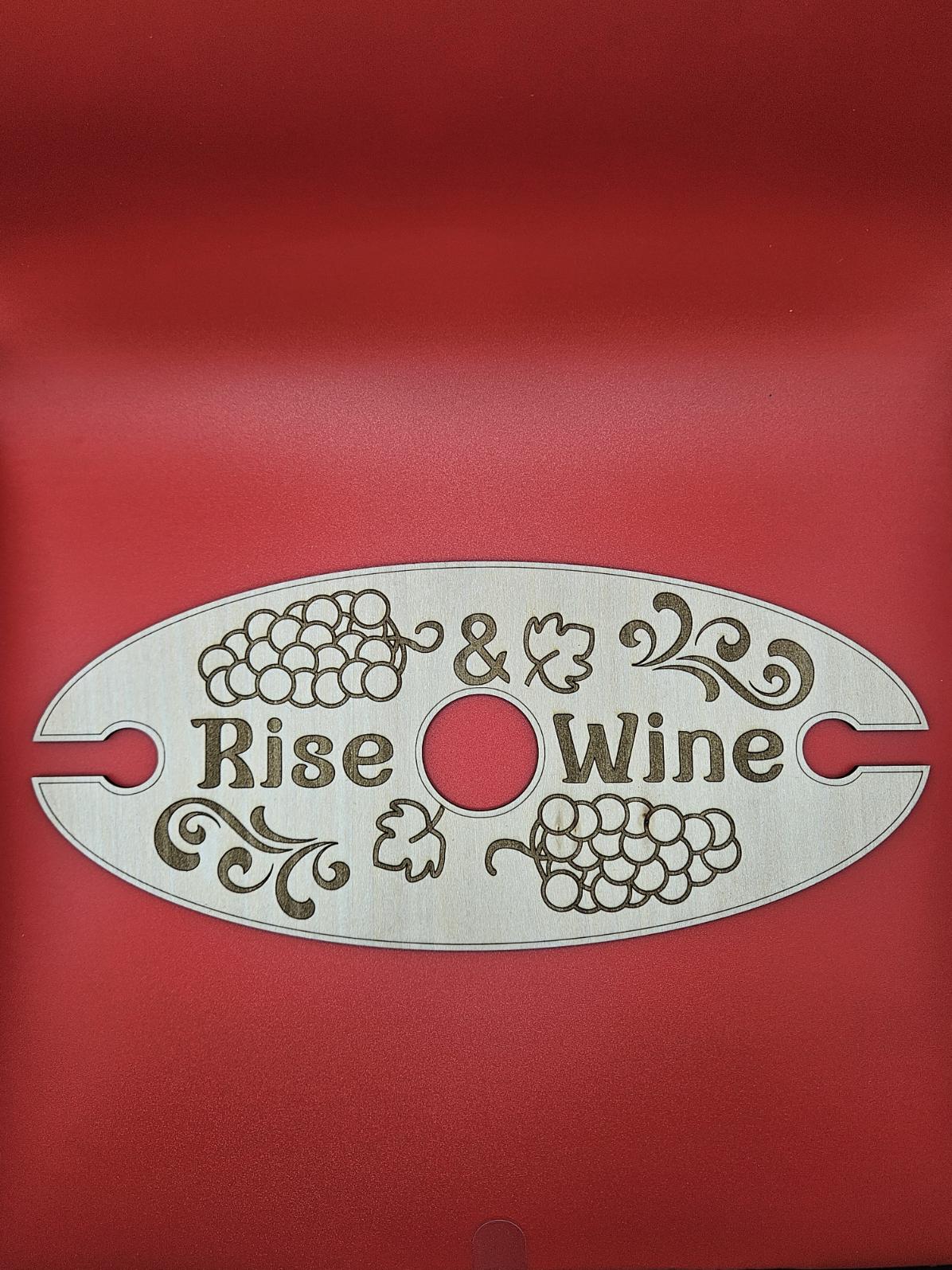 Custom Wooden Wine Caddy – Basswood or Walnut, Holds Two or Four Glasses