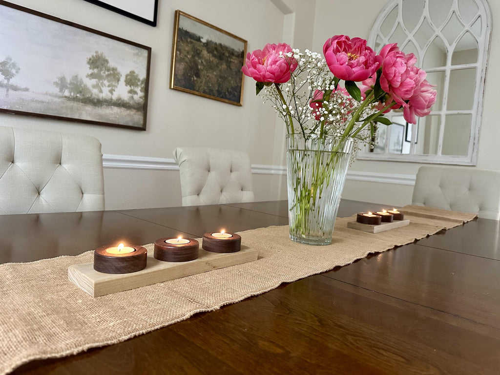 Triple Tea Light Candle Holder