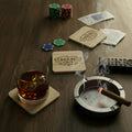 Custom Wooden Coasters – Laser Engraved Drink Coasters – Rustic Barware Home Décor