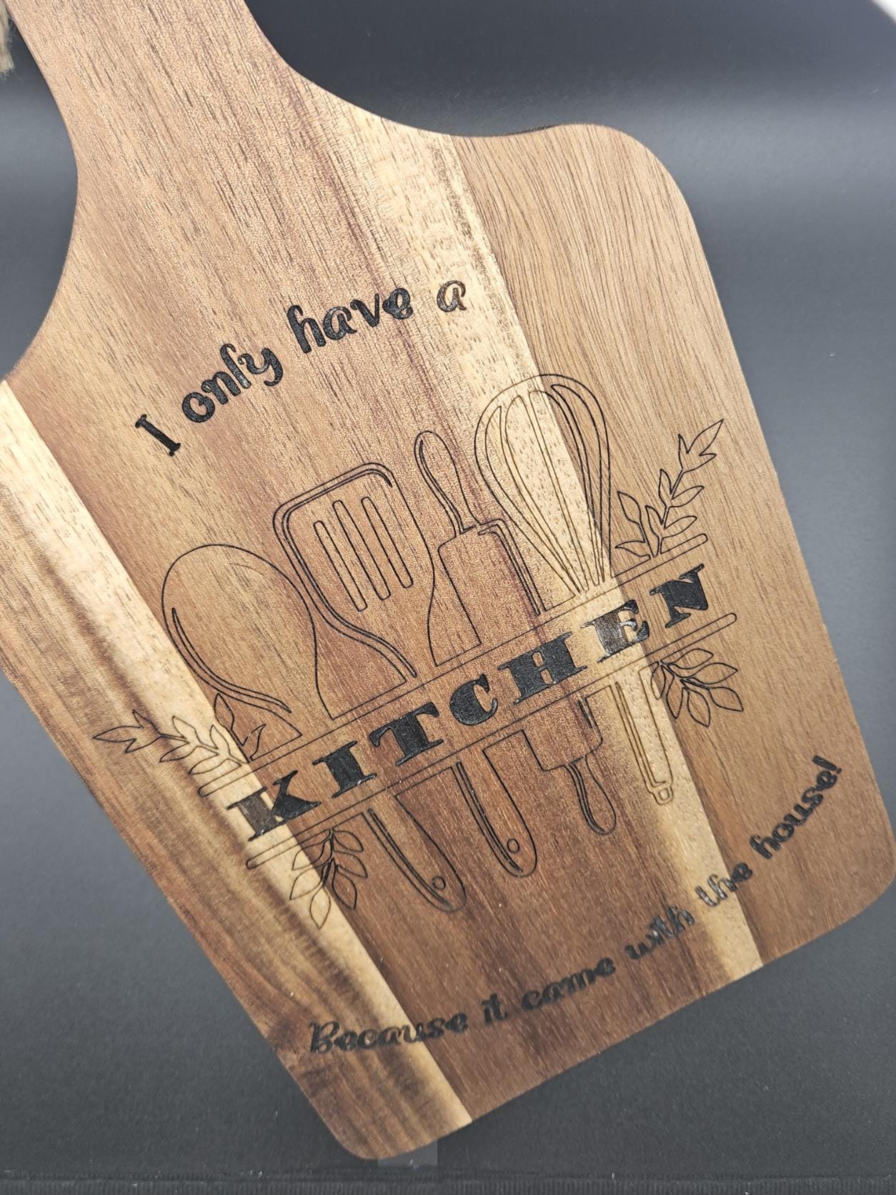 Personalized & Custom Cutting Board – Laser Engraved Grill Master BBQ Board